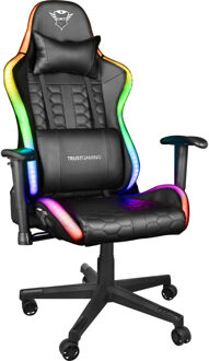 Trust GXT 716 Rizza Gamingstoel met RGB LED-verlichting Gaming stoel Zwart