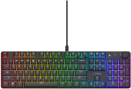 Trust GXT866 TORIX MECHANICAL KEYBOARD US QWERTY Toetsenbord Zwart