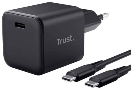 Trust MAXO 65W SMALL USB-C CHARGER Oplader Zwart