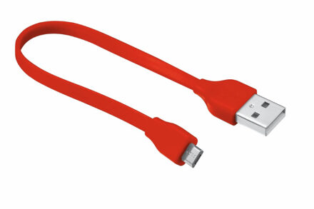 Trust Urban Revolt Flat Micro-USB Cable 20cm (Rood)