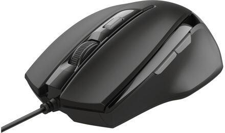 Trust Voca Comfortabele muis Muis Zwart