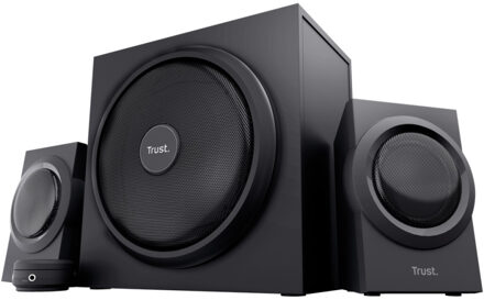 Trust Yuri 2.1-luidsprekerset met subwoofer PC speaker Zwart