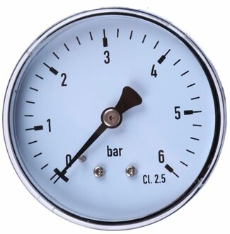 TS-60-6bar Precisie Manometer 0-6 Bar 1/4 "Npt Terug Manometer Draagbare Water Druk Tester