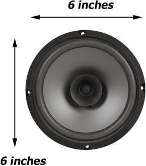 TS-601 6 Inch 500W Coaxiale Luidspreker Hoge Gevoeligheid Hifi Niveau Ervaring Voertuig Indoor Audio Stereo Speaker Universele