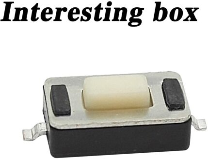 TS-B008 Touch Schakelaar 3*6*2.5 Smd Een Type 3X6X2.5 Platte Cover knop Smd Disc Vlecht Diy Handgemaakte Accessoires 3K a plate 2stk