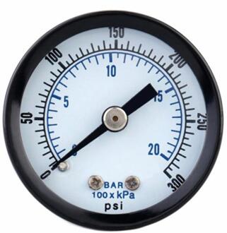 TS-Y91 1/4 Inch Npt 0-300psi 20bar Manometer Luchtcompressor Manometer Water Druk Tester type1