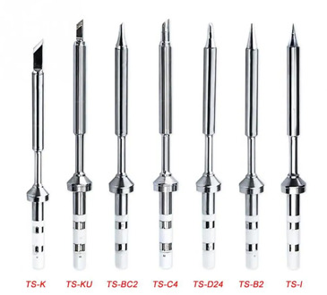 TS100 Electric Soldering Iron Tips Lead Replacement Various Models Tip TS-K KU I D24 BC2 C4 BC3 ILS JL02 B Soldering Iron Kit