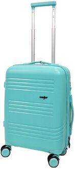 TSA-reistas met harde schaal en 4 wielbagage Groenblauw