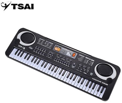Tsai Elektronische Muziek Toetsenbord 61 Toetsen Elektrisch Orgel Met Microfoon Kinderen Muziekinstrument Vroege Educatieve Tool Populaire