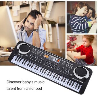 Tsai Elektronische Muziek Toetsenbord 61 Toetsen Elektrisch Orgel Met Microfoon Kinderen Muziekinstrument Vroege Educatieve Tool Populaire