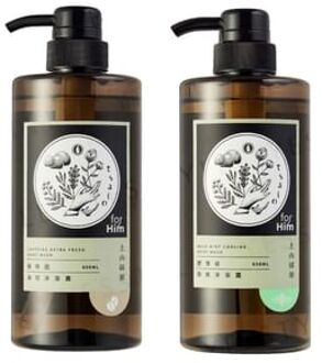 Tsaio Body Wash For Men Wild Mint Cooling - 600ml