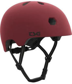 TSG Meta Solid Satin Oxblood - Skate Helm