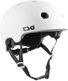 TSG Meta Solid Satin White - Skate Helm