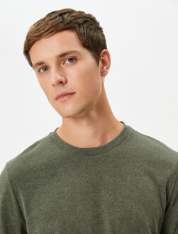 TSHIRT SS BSC Crew Neck Basic Short Sleeve T-Shirt Groen