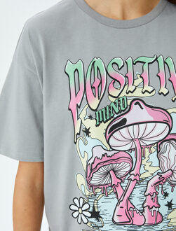 TSHIRT SS Oversized T-Shirt Grijs