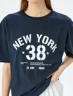 TSHIRT SS Oversized T-Shirt Navy