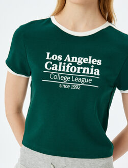 TSHIRT SS Printed T-Shirt Groen