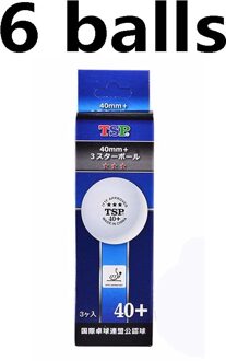 Tsp 3-Ster 40 Mm + Poly Tafeltennis Ballen (Seamed) nieuw Materiaal Plastic Pingpongballen Ittf Goedgekeurd