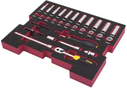 Tstak Insert dopsleutelset 48-delig 1/4