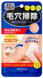 Tsururi Pore Clear Nose Pack 10 pcs
