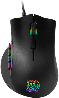 TT eSports Nemesis Switch USB gaming-muis Optisch Verlicht, Ergonomisch, Geïntegreerd profielgeheugen Zwart