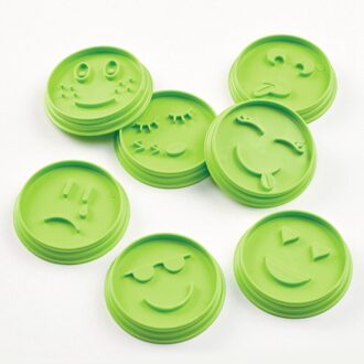 Ttlife 7 Stks/set Smiley Biscuit Mold Diy Lachend Gezicht Fondant Cookie Cutter Set Cake Decorating Gereedschap Embossing Biscuit Mallen