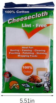Ttlife Wit 1.5 Yard Kaas Doek Gebleekte Breedte 23.5Cm Gaas Kaasdoek Stof Mousseline Keuken Koken Gereedschap