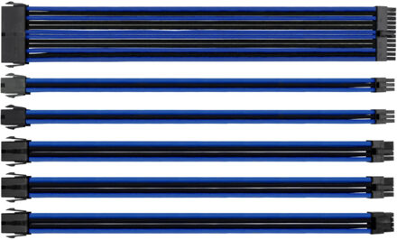 TtMod Sleeve Cable - Blue/Black 30cm