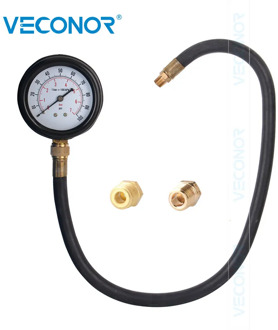 TU-12 Auto Transmission Pressure Tester Meter Gauge Tool 24" Flexible Hose Diagnostic Kit 0-100PSI For Engine Oil