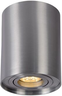 Tube down light round alu Zilver