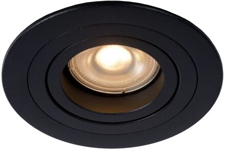Tube - Inbouwspot - Ø 9 Cm - 1xgu10 - Zwart