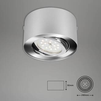 TUBE Plafondspot - LED - Kantelbaar - 5W - Ø 9cm - Zilver