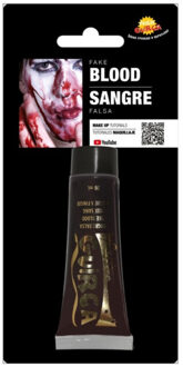 Tube vloeibaar horror nepbloed - schmink - rood - 20 ml - Halloween