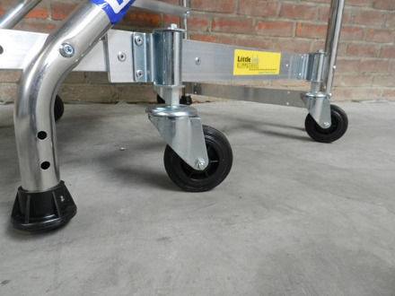 Tubesca-Comabi 4 Stuks Geveerde Wielen | Ø 100 mm | Voor Modul | Inclusief Montage - 1223740811