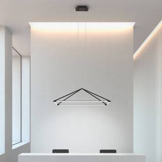 Tubs LED hanglamp mat-zwart 120x80 cm mat zwart