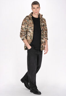 Tuffskull Jas Heren kaki - maat