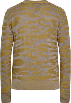 Tuffskull Jumper Heren KHAKI GRIJS MELANGE Kaki - XL