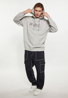 Tuffskull Sweatshirt Heren licht grijs melange Lichtgrijs - 2XL