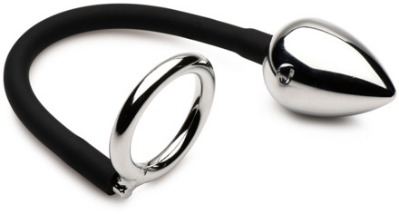 Tug and Plug - Cock- en Ballring met Anale Plug - Tug and Plug - Cock- en Ballring met Anale Plug