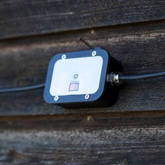 Tuin 24 dimmer met IP44 zwart, wit
