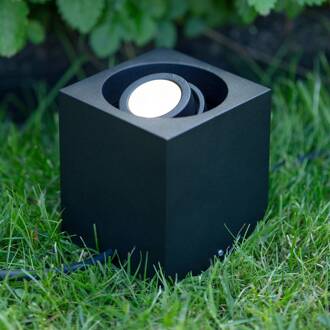 Tuin 24 sfeerlamp Cube Spot zwart