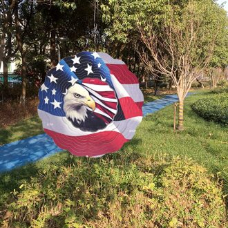 Tuin 3D Craft Ornament Wind Spinner Opknoping Kinetische Sculptuur Metalen Rvs Decor Ornamenten Voor Tuin Binnenplaats Deur