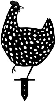 Tuin Acryl Decoratie Kip Ambachten Haan Silhouet Stake Voor Gazon Yard Art Tuin Decoratie Ornamenten F