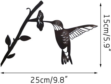 Tuin Art Outdoor Tuin Achtertuin Tak Metalen Rvs Art Metalen Vogel Yard Art Boom Vogel Dier Tuin Decoratie