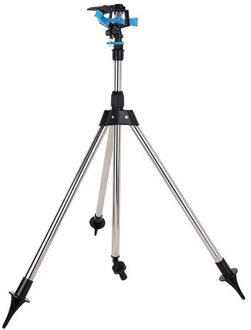 Tuin Besproeiing Rvs Statief Impact Sprinkler Tuin Kit Voor Landbouwgrond Plant Bloem Irrigatiesysteem 360 Graden statief en Sprinkler