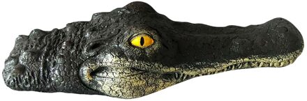 Tuin Decoratie Krokodil Hoofd Drijvende Animal Figuur Yard Garden Decor Vijver Accessoires Zwembad Vogel Scarer Standbeelden Et Sculptuur