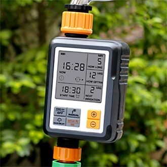 Tuin Druppelirrigatie Timer 3 Inch Grote Scherm Water Irrigatie Timer Digitale IPX5 Waterdicht Voor Tuin Gazon Slang Kraan
