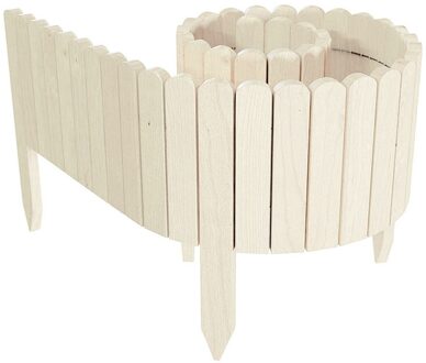 Tuin Hek Binnenplaats Decoratie Kan Roll Side Hek Tuin Outdoor Eenvoudige Plug-In Beschermende Plant Hek Tuinieren wit