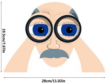 Tuin Hek Grappige Decor Mooie Paar Nieuwsgierige Gluren Oude Mannen En Lady Outdoor Yard Achtertuin Tuin Stake Decoratie Ornament B