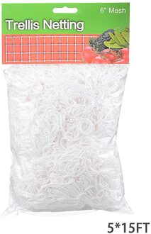 Tuin Hek Polyester Plant Klimmen Netto Ondersteuning Wijnstok Klimrek Tuinieren Netto Plant Hek Netto Groente Plant Trellis 5X15FT